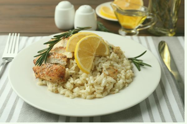 Risoto de Limão Siciliano e Parmesão
