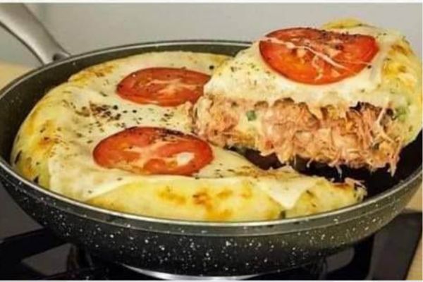 Lanchão de Frango na Frigideira Sem Farinha