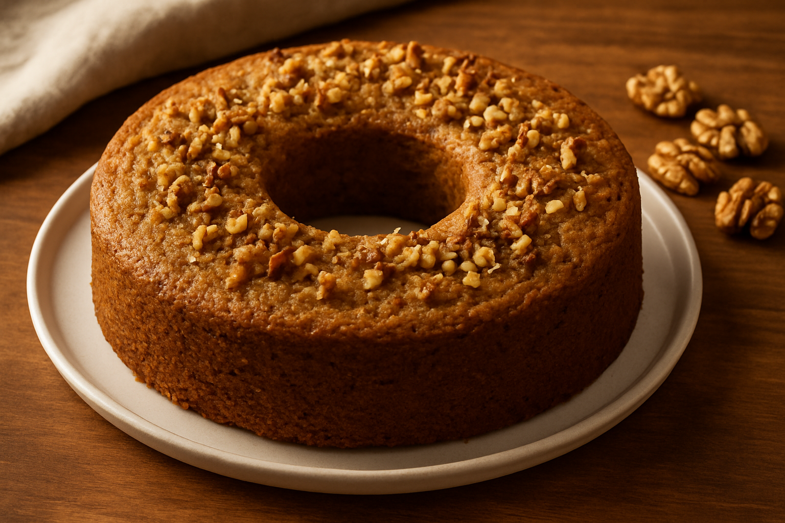 Bolo de Nozes Caseiro: Receita Tradicional com Sabor de Festa