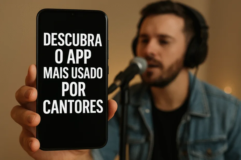 Descubra o app mais usado por cantores: o palco digital que nunca fecha