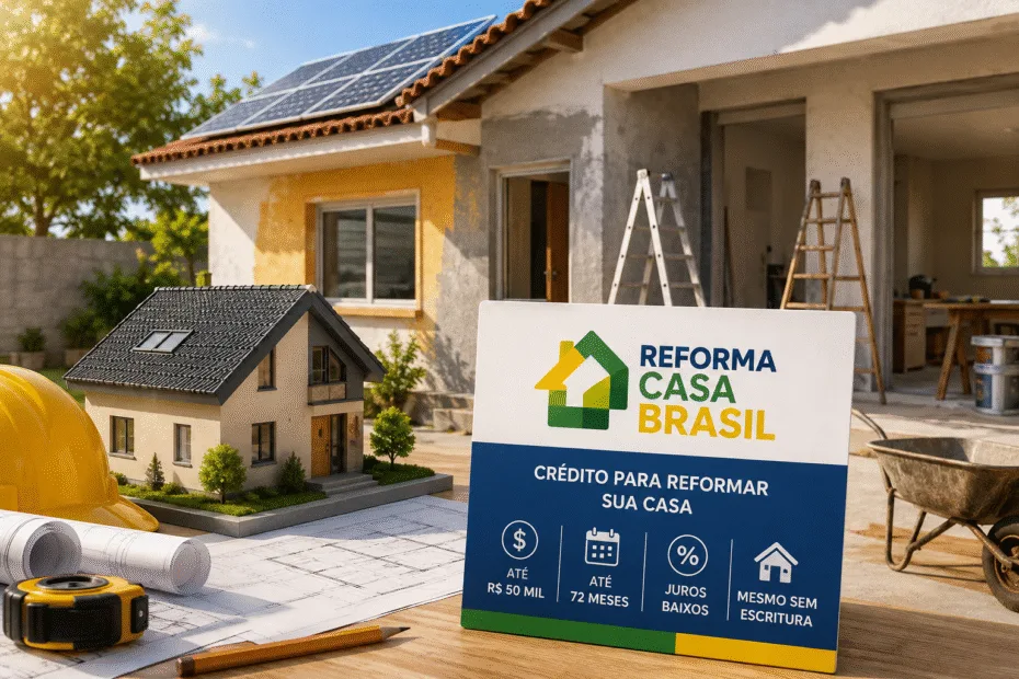 Reforma Casa Brasil: veja como solicitar até R$ 50 mil para reformar sua casa Reforma Casa Brasil: veja como solicitar até R$ 50 mil para reformar sua casa