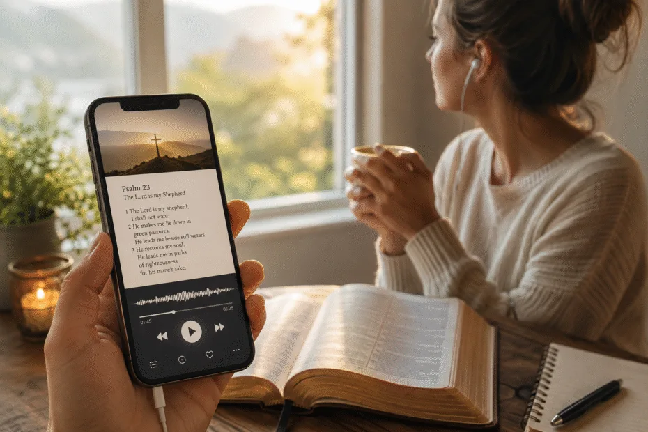 Bíblia em Áudio: conheça os melhores apps para ouvir a Palavra de Deus Bíblia em Áudio: conheça os melhores apps para ouvir a Palavra de Deus